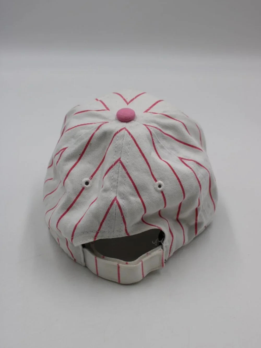 47 Brand New York Yankees Toddler Hat Strapback Cap MLB Pink & White Stripes
